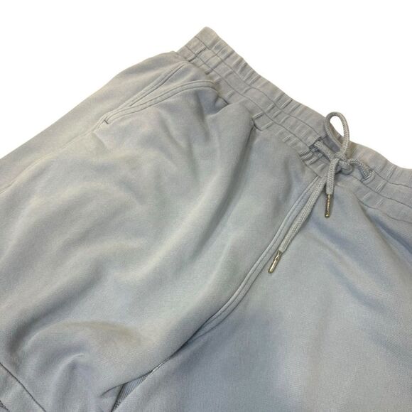 Abercrombie & Fitch Light Blue Casual Fleece Relaxed Fit Lounge Shorts - Picture 5 of 9